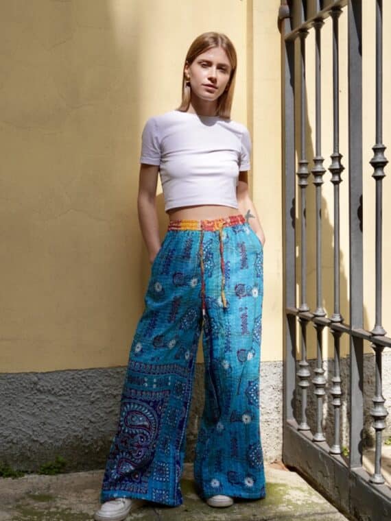 Kantha Wide Pants N.19