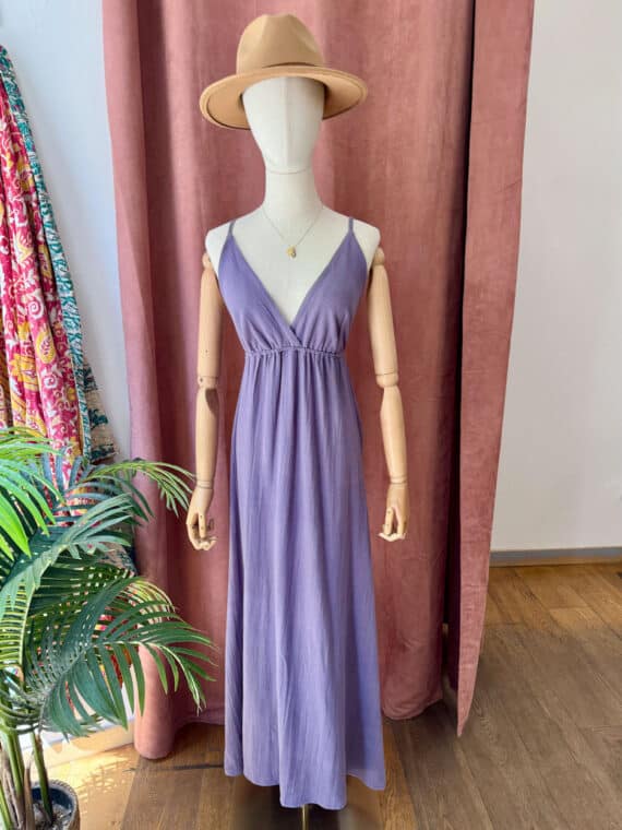 Cotton/Hemp Chandra Dress ~ Lillac