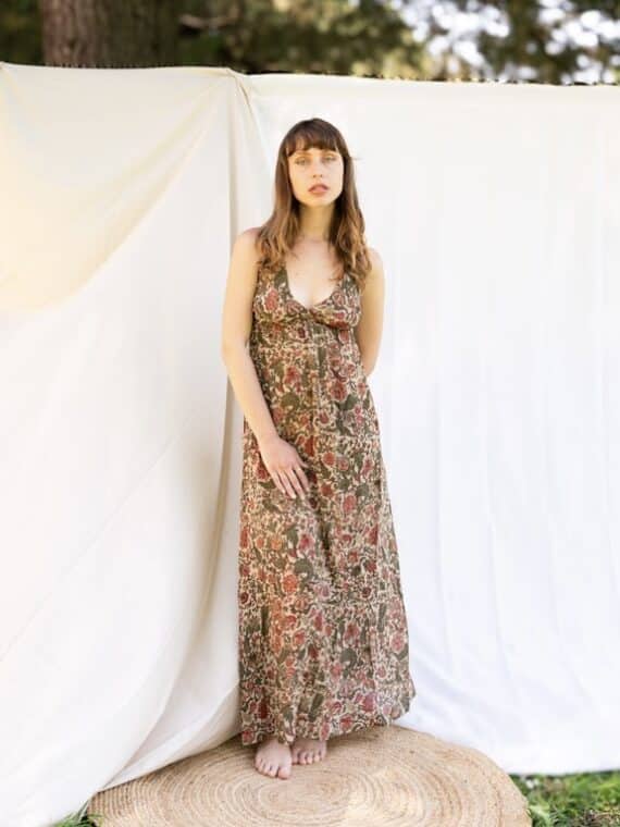 Silk Crepe Chandra Dress N.06