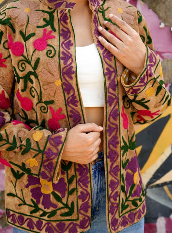 Velvet Suzani Jacket N.03 - M/L