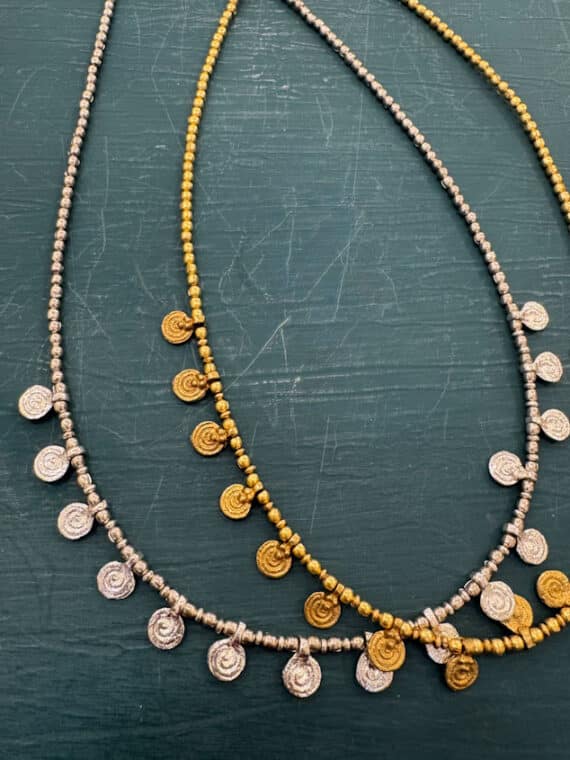 Pushkar Necklace - Gold & Silver