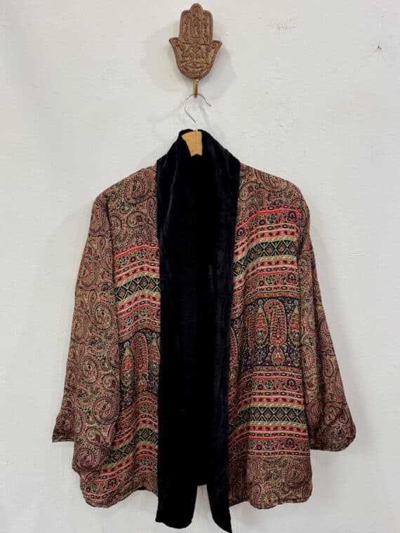 Reversible Silk & Velvet Jacket N.26