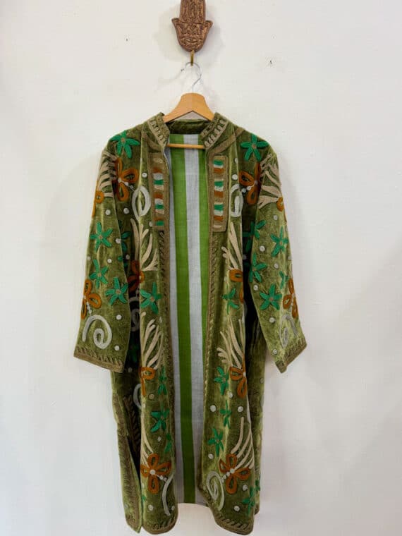 Velvet Suzani Coat N.07