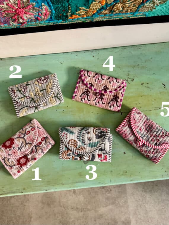 Portafoglio Block Printed