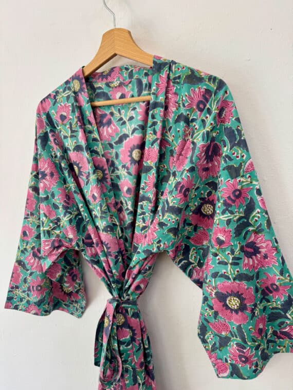 Blockprinted Kimono N.05