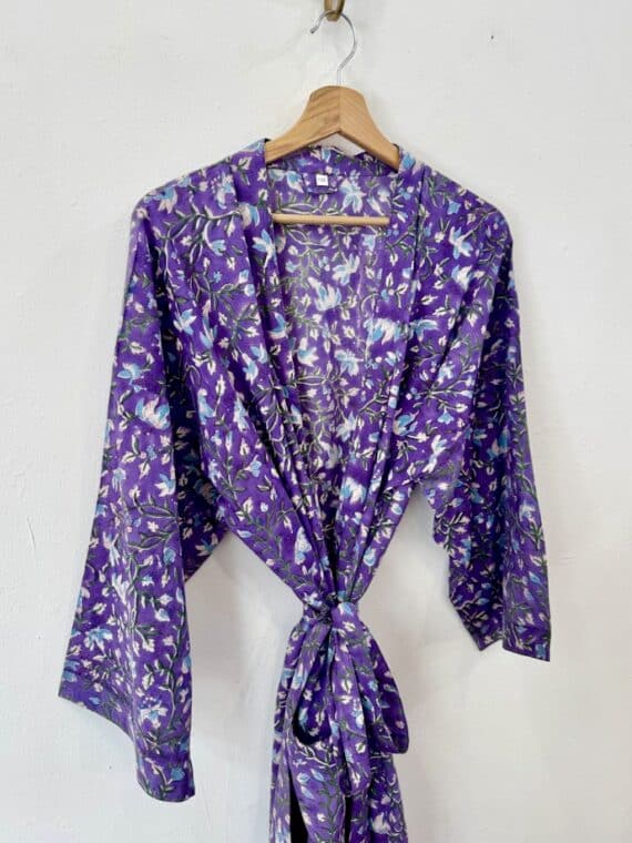 Blockprinted Kimono N.04
