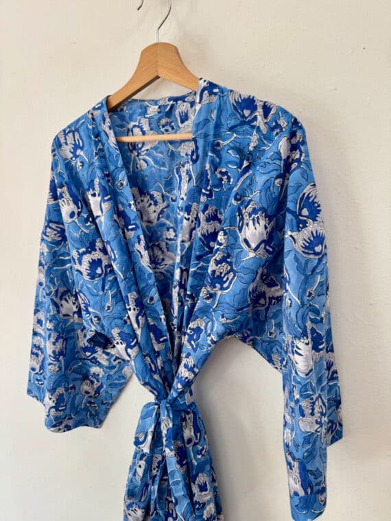 Blockprinted Kimono N.01