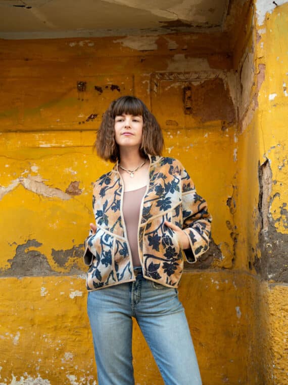 Cropped Vintage Kantha Jacket N.02