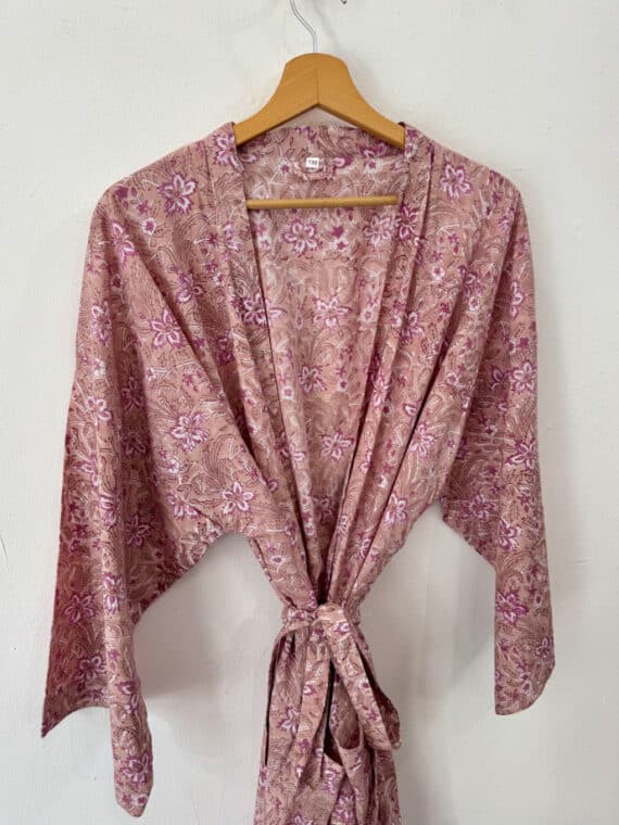 Blockprinted Kimono N.07