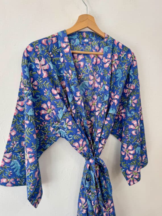 Blockprinted Kimono N.08