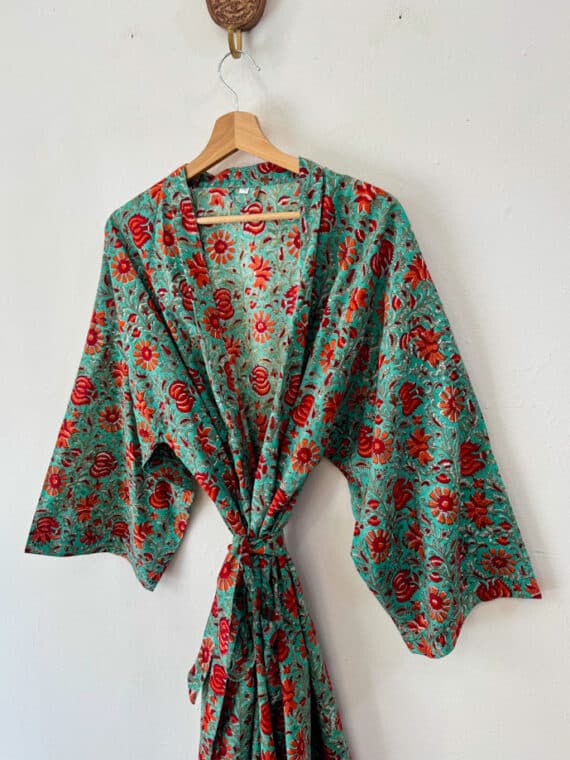 Blockprinted Kimono N.11