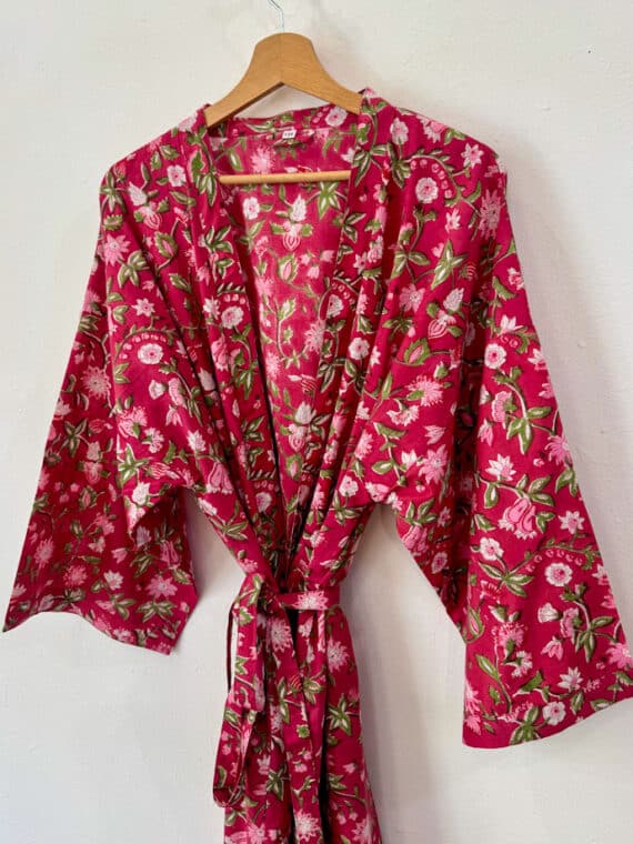 Blockprinted Kimono N.09