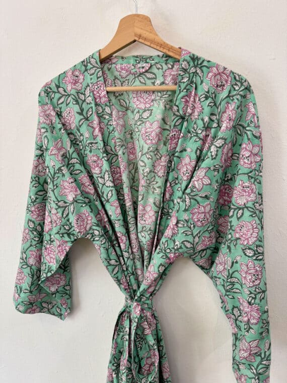 Blockprinted Kimono N.03