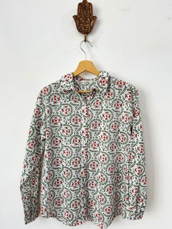 Blockprinted Amelie Shirt N.02