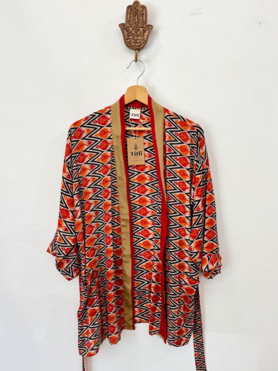 Silk Kimono with Belt N.04