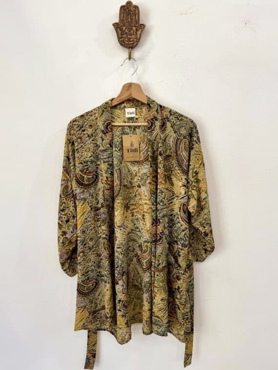 Silk Kimono with Belt N.02