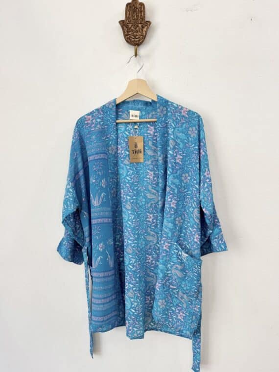 Silk Kimono with Belt N.01