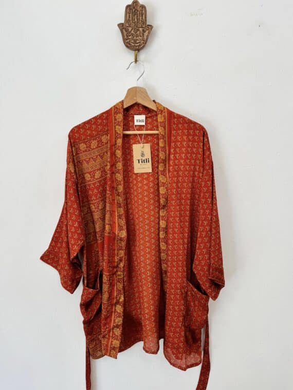 Silk Kimono with Belt N.11
