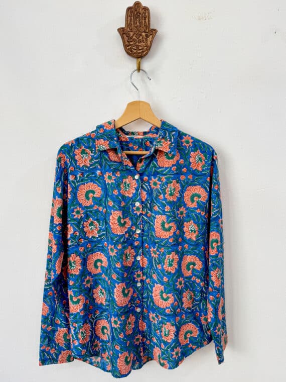 Blockprinted Amelie Shirt N.06