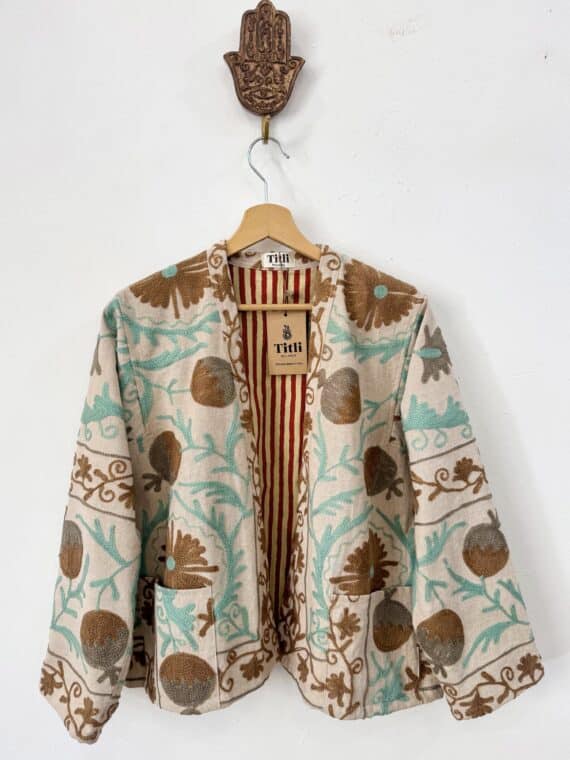 Linen Suzani Jacket N.09