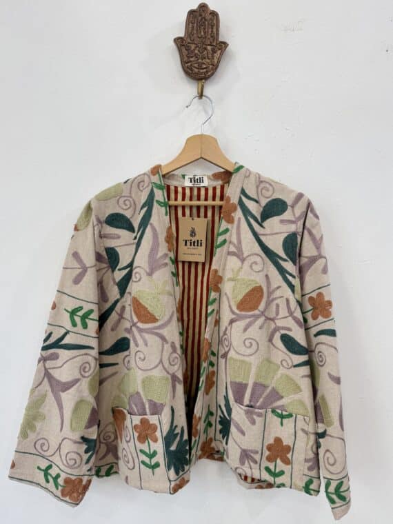 Linen Suzani Jacket N.07