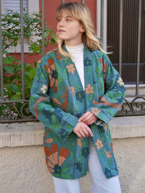 Linen Suzani Jacket N.04