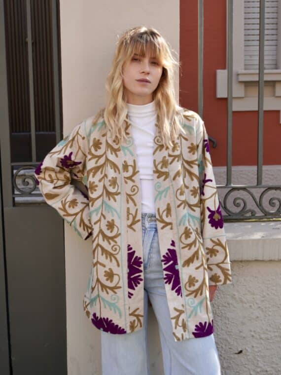 Linen Suzani Jacket N.03