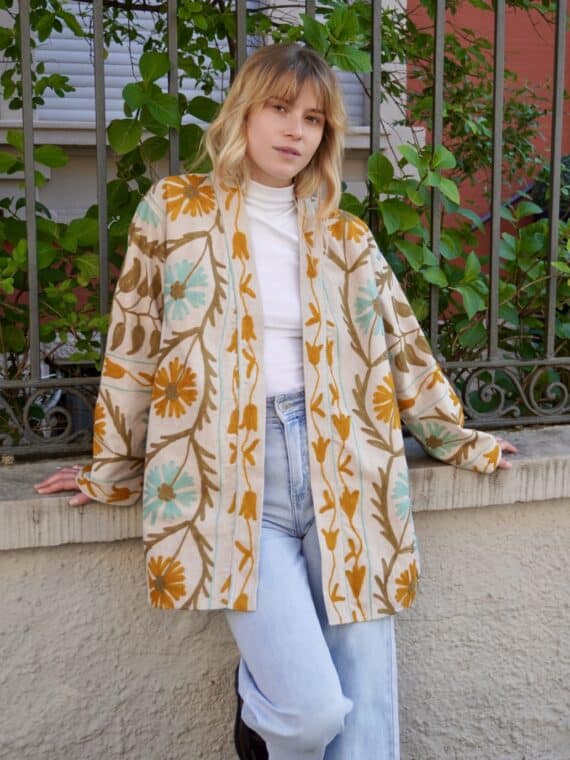 Linen Suzani Jacket N.05