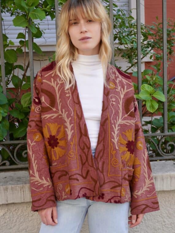 Linen Suzani Jacket N.06