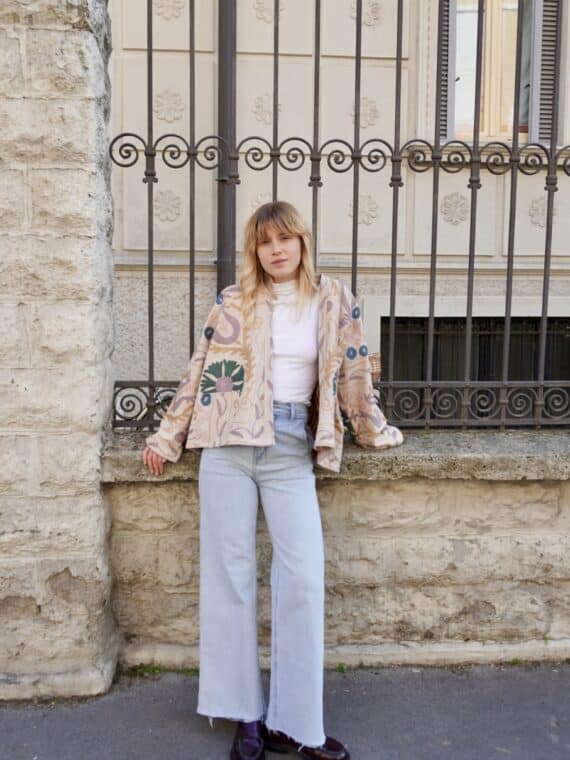 Linen Suzani Jacket N.11