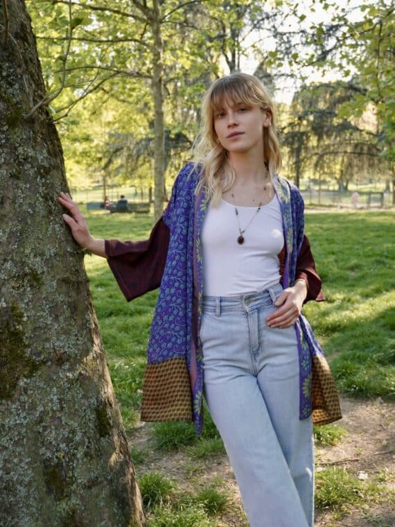 Short Patchwork Kimono N.19