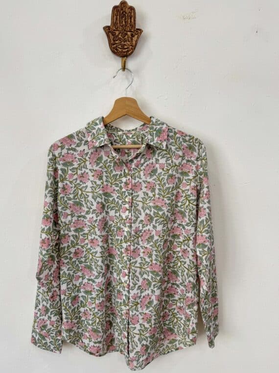 Blockprinted Amelie Shirt N.07