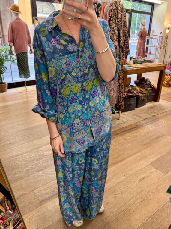 Silk Crepe Coord-Set N.02