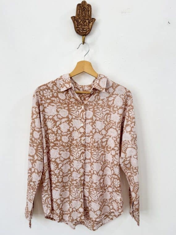 Blockprinted Amelie Shirt Coord-Set N.02