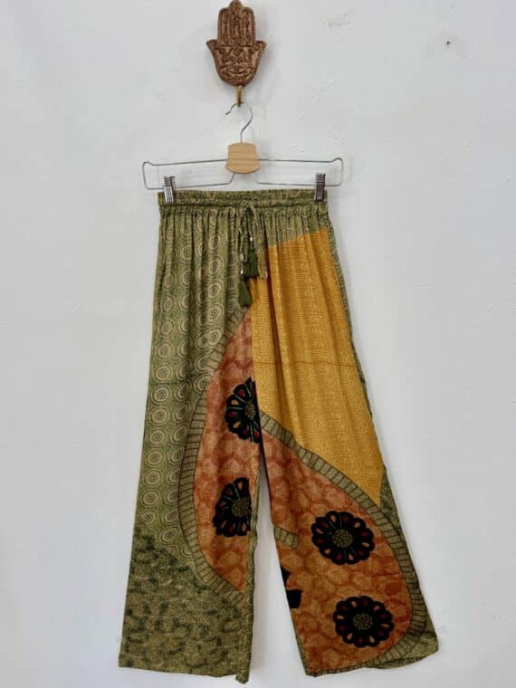 Silk Straight Pants N.02