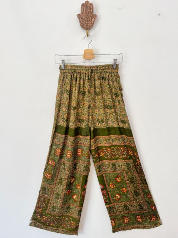 Silk Straight Pants N.03