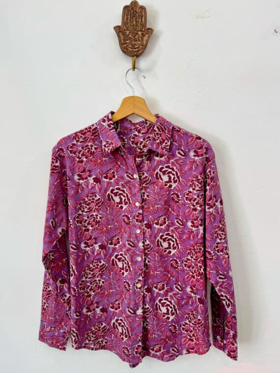 Blockprinted Amelie Shirt Coord-Set N.06