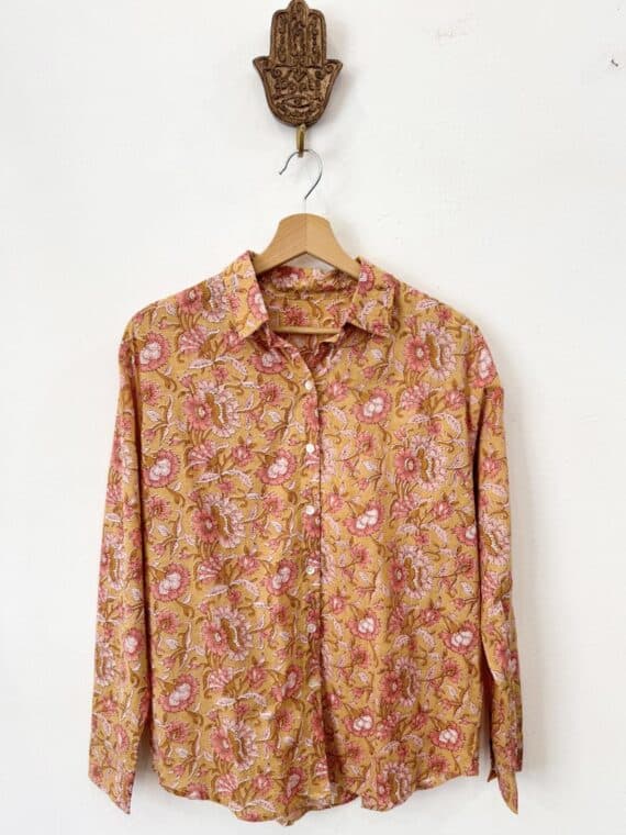 Blockprinted Amelie Shirt Coord-Set N.01