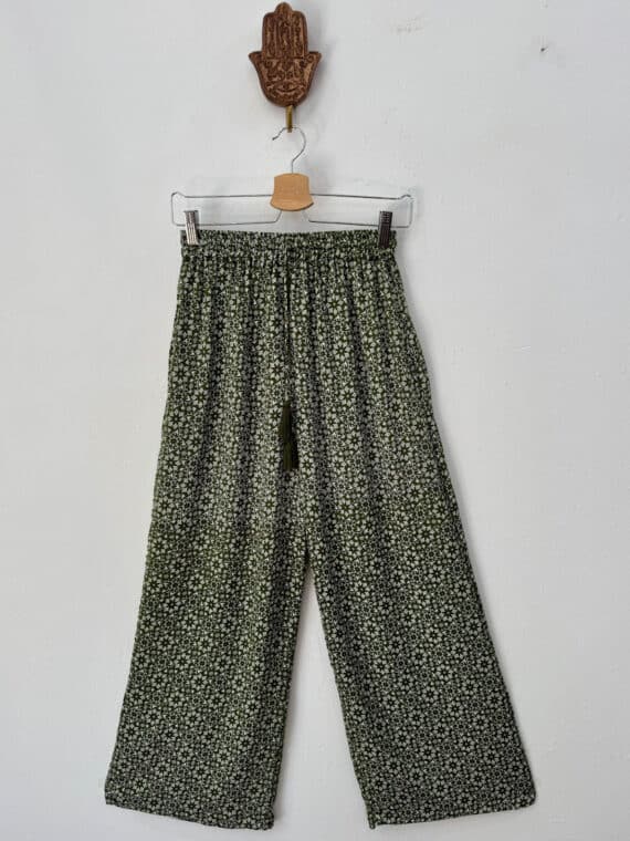 Silk Straight Pants N.11