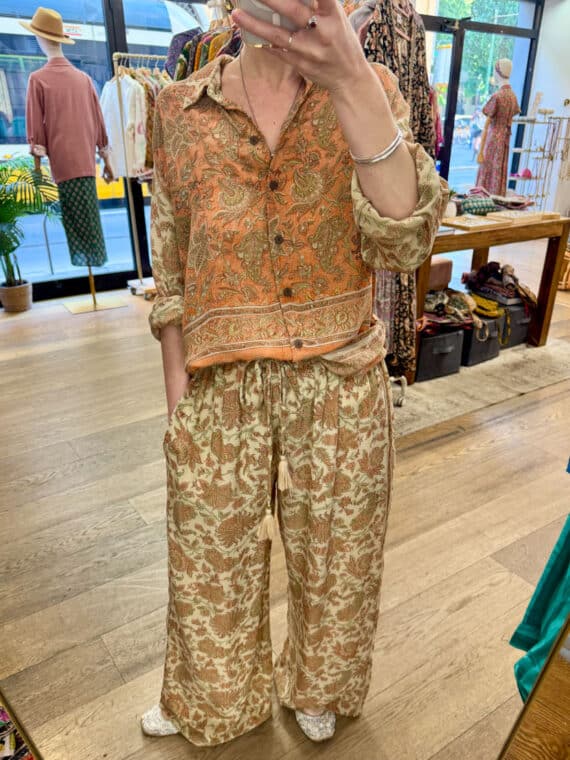 Silk Crepe Coord-Set N.06