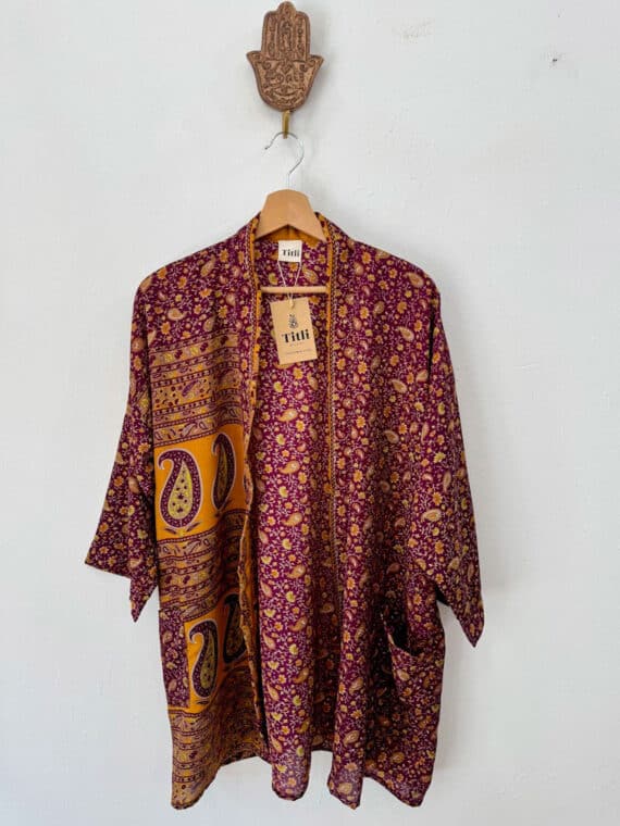 Silk Kimono with Belt N.21