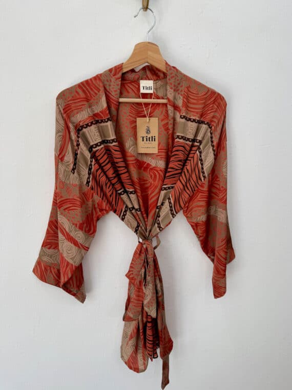 Silk Kimono with Belt N.23