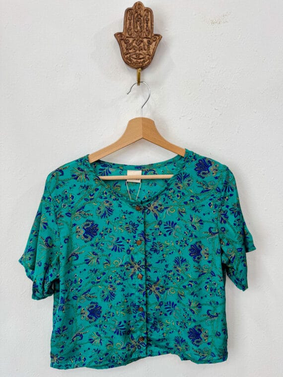 Silk Button up T-Shirt N.22
