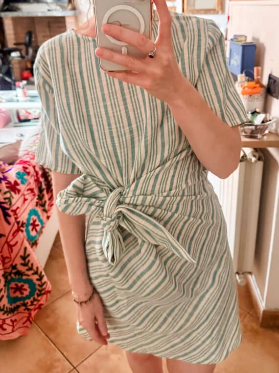 Saint Tropez Knot Dress ~ Blue