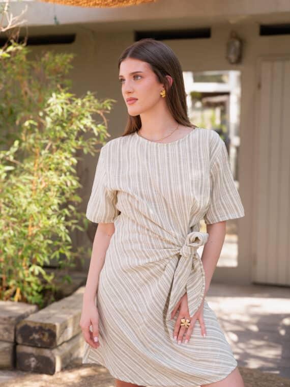 Saint Tropez Knot Dress ~ Green
