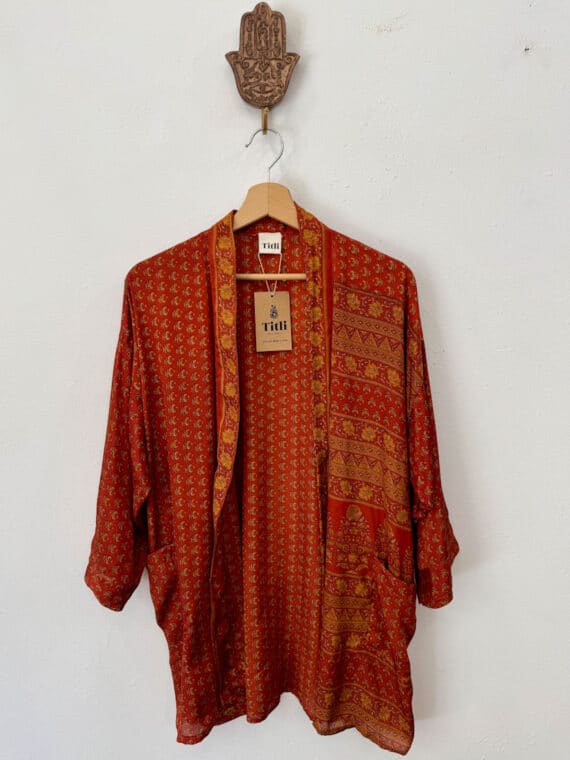 Silk Kimono with Belt N.19