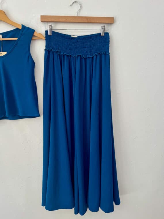 Peacock Blue Palazzo Pants
