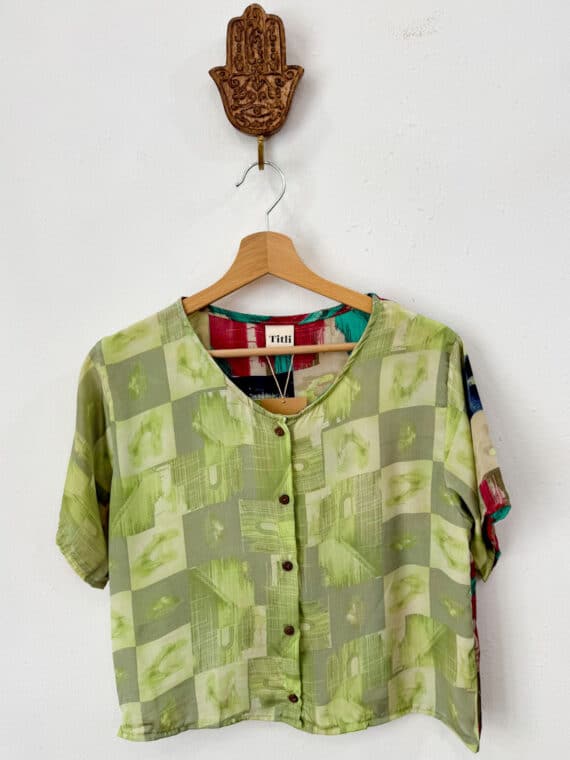 Silk Button up T-Shirt N.16