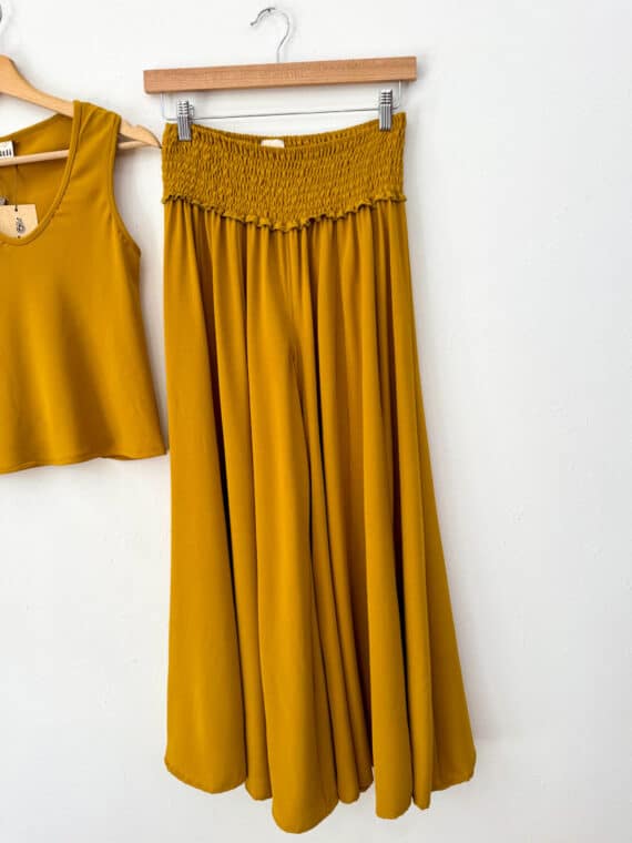 Mustard Palazzo Pants