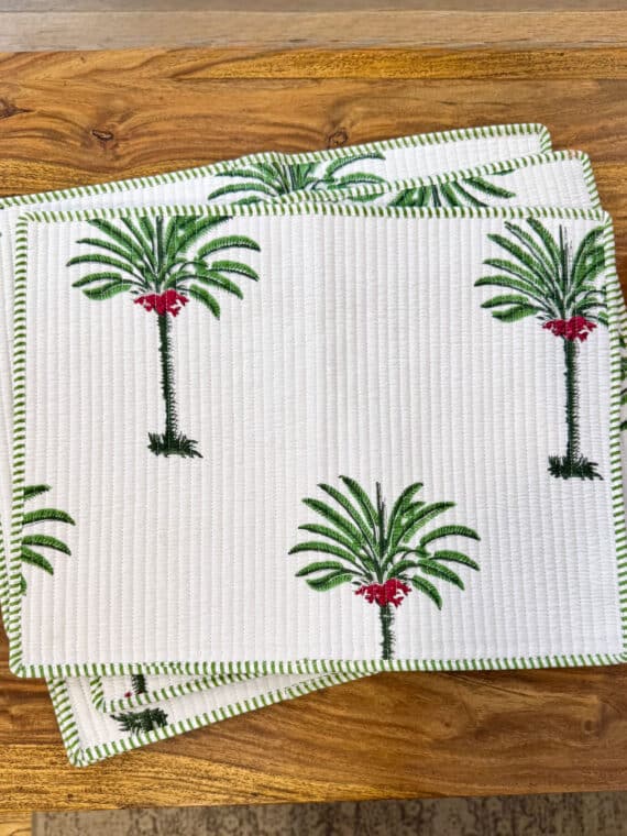 2 Placemats - Palms